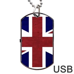 Brit8 Dog Tag Usb Flash (two Sides)  by ItsBritish