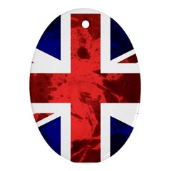 Brit9 Oval Ornament (two Sides) by ItsBritish