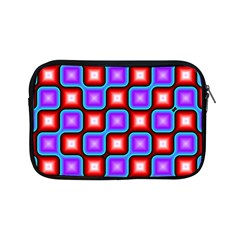 Connected Squares Pattern Apple Ipad Mini Zipper Case by LalyLauraFLM