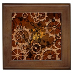 Steampunk In Rusty Metal Framed Tiles by FantasyWorld7