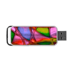Imposant Abstract Red Portable Usb Flash (one Side) by ImpressiveMoments