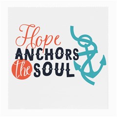 Hope Anchors The Soul Nautical Quote Medium Glasses Cloth by CraftyLittleNodes