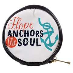 Hope Anchors The Soul Nautical Quote Mini Makeup Bags by CraftyLittleNodes