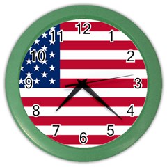 Usa1 Color Wall Clocks by ILoveAmerica