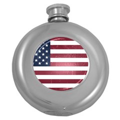 Usa3 Round Hip Flask (5 Oz) by ILoveAmerica