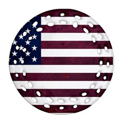 Usa4 Ornament (round Filigree)  by ILoveAmerica