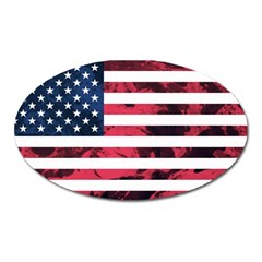 Usa5 Oval Magnet by ILoveAmerica