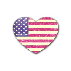 Usa99 Heart Coaster (4 Pack)  by ILoveAmerica