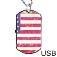 Usa99 Dog Tag Usb Flash (two Sides)  by ILoveAmerica