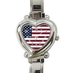 Usa999 Heart Italian Charm Watch by ILoveAmerica