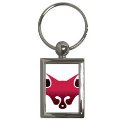 Fox Logo Red Gradient  Key Chains (rectangle)  by carocollins