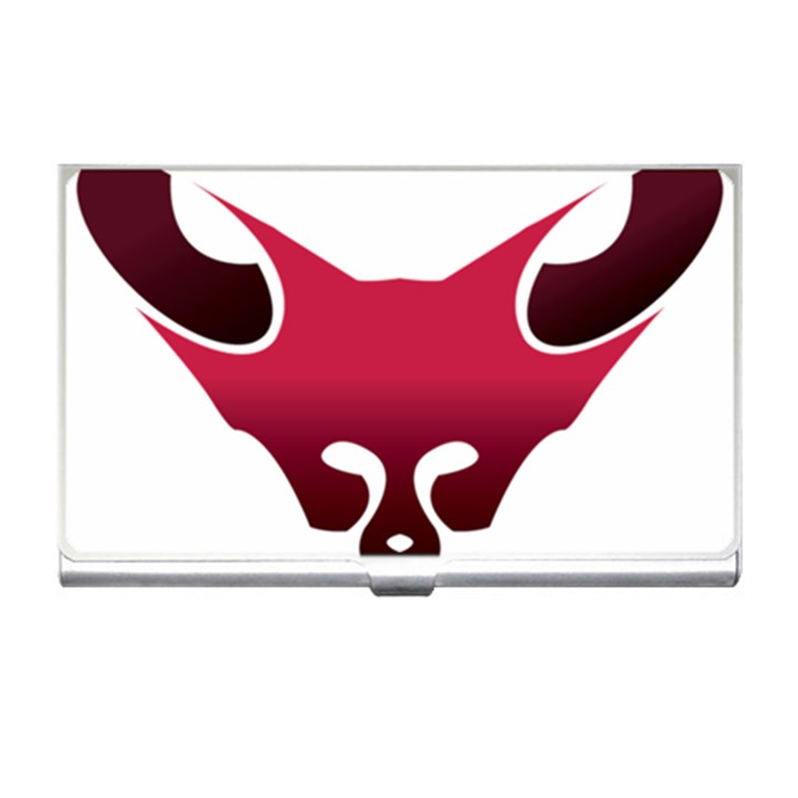 Fox Logo Red Gradient  Business Card Holders