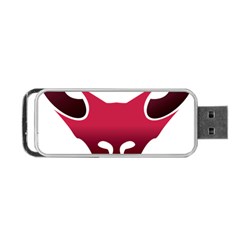 Fox Logo Red Gradient  Portable Usb Flash (two Sides) by carocollins