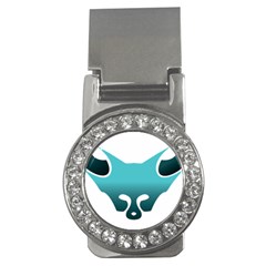 Fox Logo Blue Gradient Money Clips (cz) 