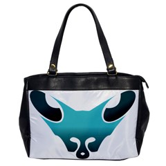 Fox Logo Blue Gradient Office Handbags by carocollins