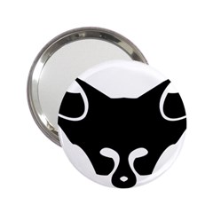 Black Fox Logo 2 25  Handbag Mirrors by carocollins