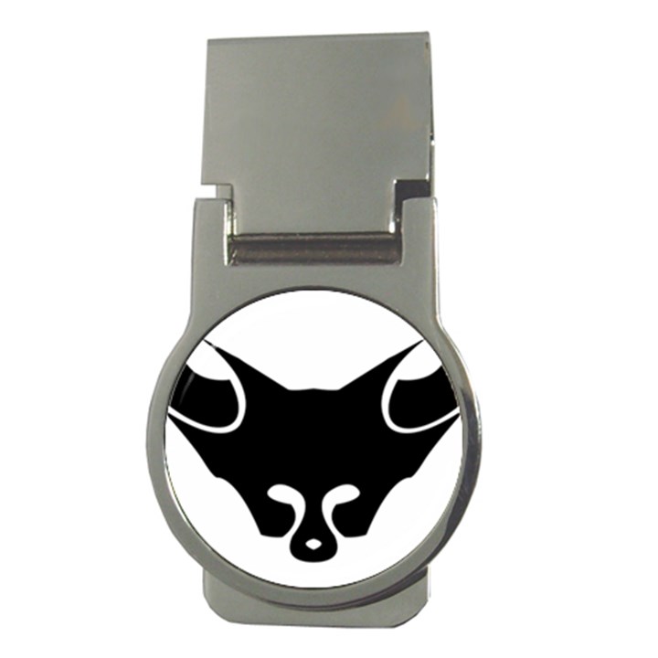 Black Fox Logo Money Clips (Round) 