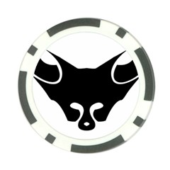 Black Fox Logo Poker Chip Card Guards (10 Pack)  by carocollins