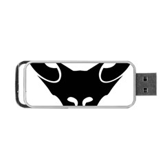 Black Fox Logo Portable Usb Flash (two Sides) by carocollins