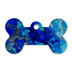 Cocos Blue Lagoon Dog Tag Bone (two Sides) by CocosBlue