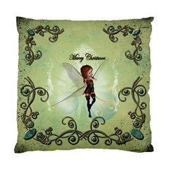 Cute Elf Playing For Christmas Standard Cushion Cases (two Sides)  by FantasyWorld7