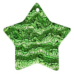 Alien Skin Green Ornament (star)  by ImpressiveMoments