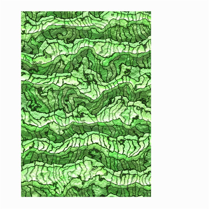 Alien Skin Green Large Garden Flag (Two Sides)