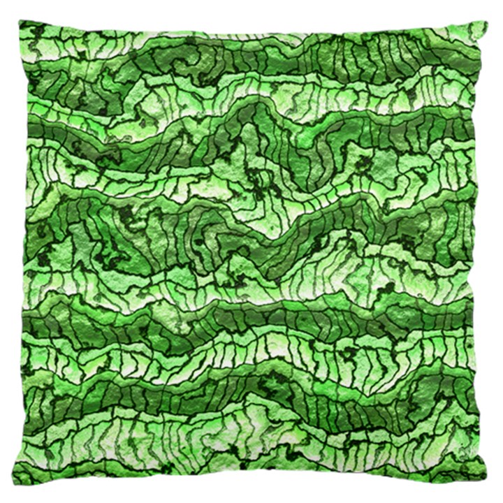 Alien Skin Green Large Cushion Cases (One Side) 