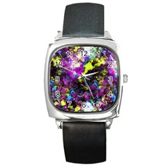 Colour Splash G264 Square Metal Watches by MedusArt