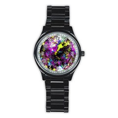 Colour Splash G264 Stainless Steel Round Watches by MedusArt