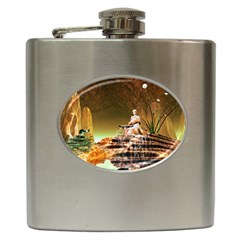 Wonderful Undergraund World Hip Flask (6 Oz) by FantasyWorld7