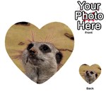 Meerkat 2 Multi-purpose Cards (Heart)  Front 1