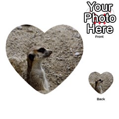 Adorable Meerkat Multi-purpose Cards (heart)  by ImpressiveMoments