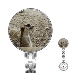 Adorable Meerkat Stainless Steel Nurses Watches by ImpressiveMoments
