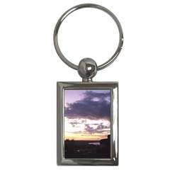  Sunset Over The Valley Key Chains (rectangle)  by canvasngiftshop