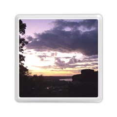  Sunset Over The Valley Memory Card Reader (square)  by canvasngiftshop