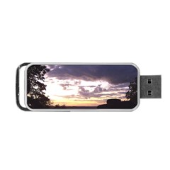  Sunset Over The Valley Portable Usb Flash (one Side) by canvasngiftshop