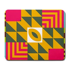 Shapes In A Mirror Large Mousepad by LalyLauraFLM