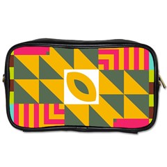 Shapes In A Mirror Toiletries Bag (one Side)