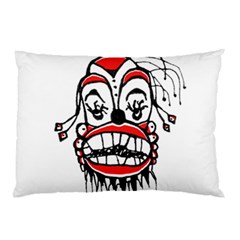 Dark Clown Drawing Pillow Cases (two Sides)