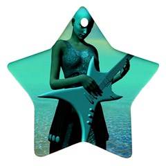 Sad Guitar Ornament (star) 