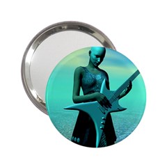 Sad Guitar 2 25  Handbag Mirrors