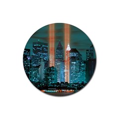 New York 2014 1206 Rubber Coaster (Round) 