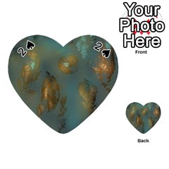 Broken Pieces Playing Cards 54 (heart)  by digitaldivadesigns