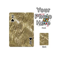 Crumpled Foil Golden Playing Cards 54 (Mini) 