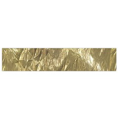 Crumpled Foil Golden Flano Scarf (Small) 