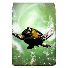 Wonderful Sea Turtle With Bubbles Flap Covers (l)  by FantasyWorld7