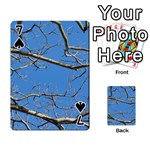 Leafless Tree Branches Against Blue Sky Playing Cards 54 Designs  Front - Spade7