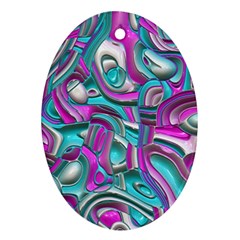 Art Deco Candy Ornament (Oval) 