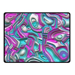 Art Deco Candy Double Sided Fleece Blanket (Small) 